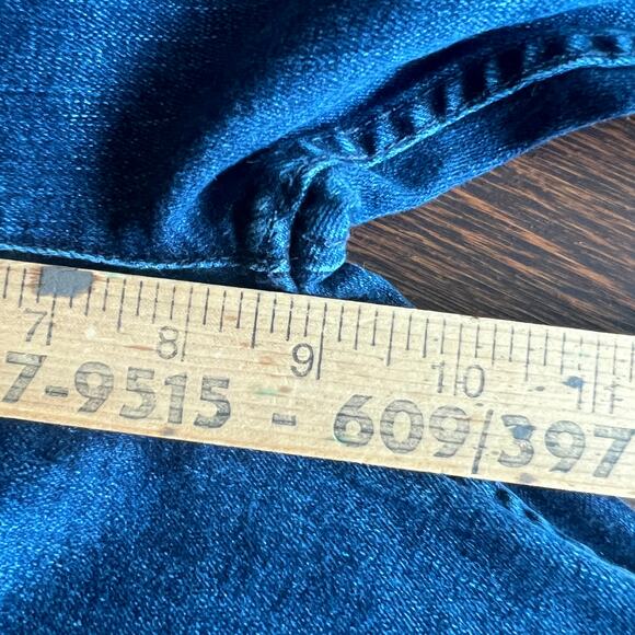 HUDSON Jeans Bailee MidRise Crop Baby Boot Bootcut Jeans Size 28 Dark Wash - Picture 13 of 14